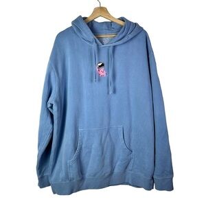 Chamberlain Coffee Blue Cold Brew Elephant Hoodie Sweatshirt L